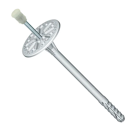 Dämmstoffdübel Dämmplattendübel Tellerdübel für Styropor und Wolle mit Stahlnagel 10 x 140 mm
