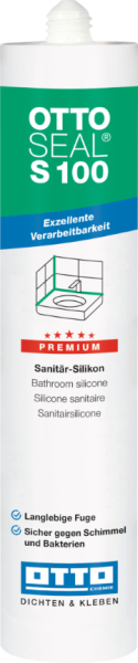 Ottoseal S100 - Premium Silikon Sanitär Silikon Pergamon 310ml