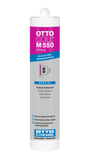 Ottocoll M550 HiTack Der Hybrid-Klebstoff mit extrem hoher Anfangshaftung 310ml