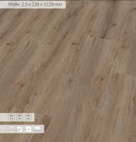 Klebe-Vinylboden Eiche Castello 0,5 mm Nutzschicht 2,5...