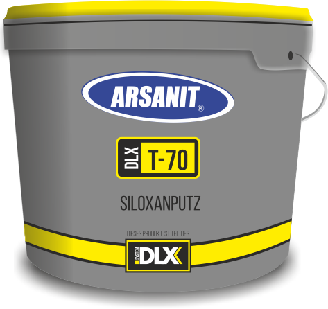 Siloxanputz Scheibenputz Dekorputz 3,00mm Körnung weiß Arsanit T-70 25Kg