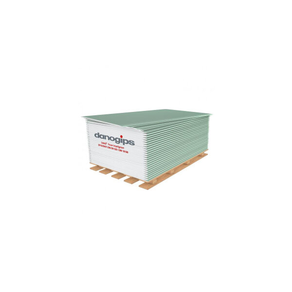 Gipskartonplatte imprägniert GKBI 2000 x 1250 x 12,5mm 2,5m²